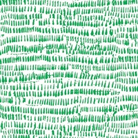 Runes Green Brushstrokes Wallpaper