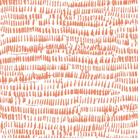 Runes Orange Brushstrokes Wallpaper