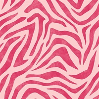 RuZebra Pink & Red Peel & Stick Wallpaper