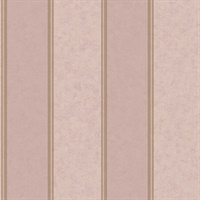 Rydia Pink Stripe Wallpaper