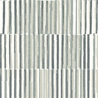 Sabah Slate Stripe Wallpaper
