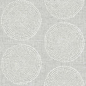 Salma Denim Medallion Wallpaper