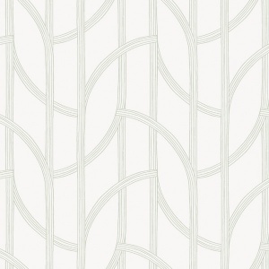 Salvo Gold Curved Contours Wallpaper