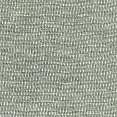 Samai Aquamarine Grasscloth Wallpaper