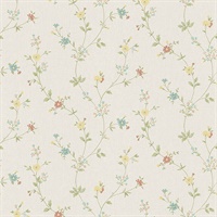 Sameulsson Cream Small Floral Trail Wallpaper