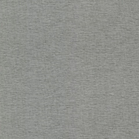 San Paulo Dark Grey Horizontal Weave Wallpaper