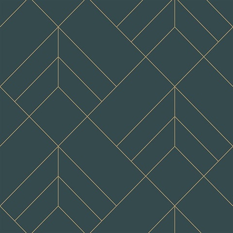 Sander Slate Geometric Wallpaper