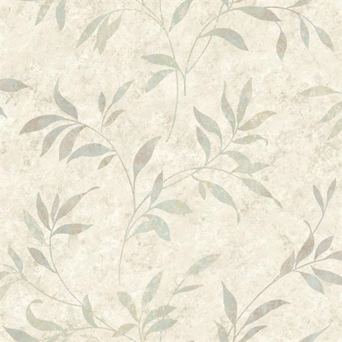 Sanibel Grey Leaf Trail Wallpaper