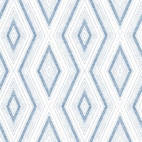 Santa Cruz Blue Geometric Wallpaper