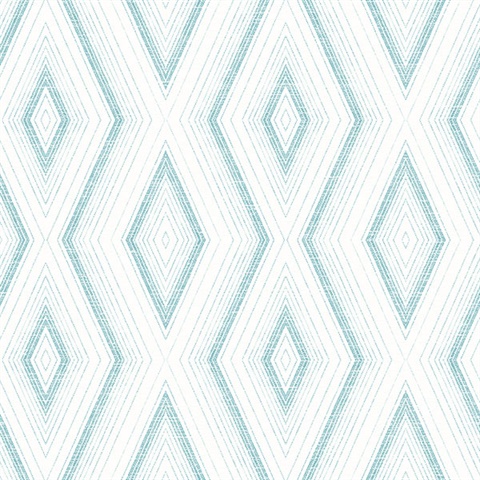 Santa Cruz Turquoise Geometric Wallpaper