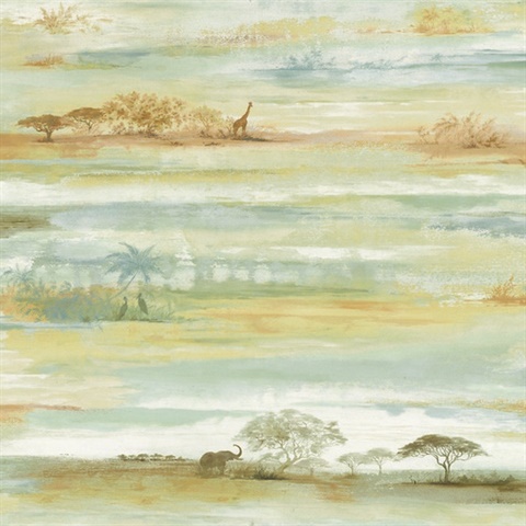 Savanna Sunset Peel and Stick Wallpaper