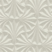 Sculpted Taupe Fans Wallpaper