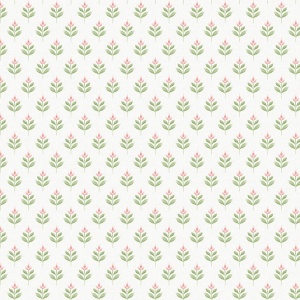 Serene Villa Teal Wallpaper