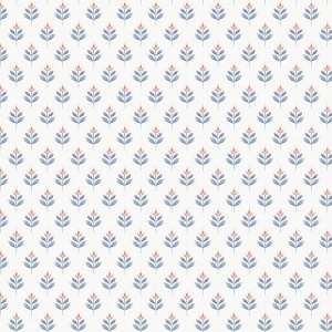 Serene Villa Teal Wallpaper