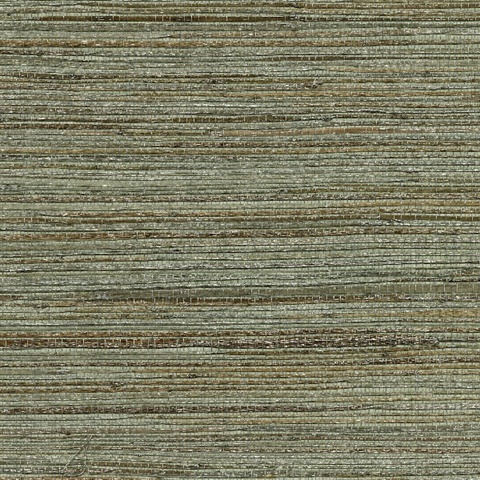 Shandong Sea Green Grasscloth Wallpaper