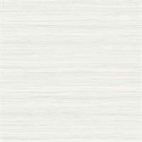 Shantung White Silk Wallpaper