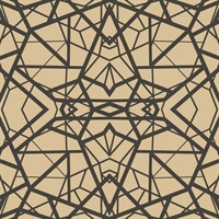 Shatter Geometric Gold/Black Peel & Stick Wallpaper