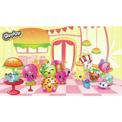 Shopkins Pre-Pasted Mural