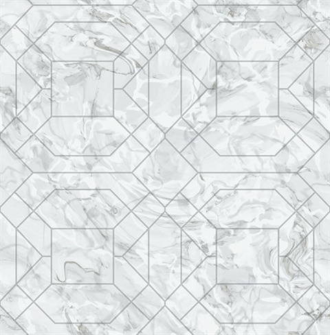 Silver Seraphina Peel & Stick Wallpaper