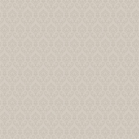Small Damask  in Taupe