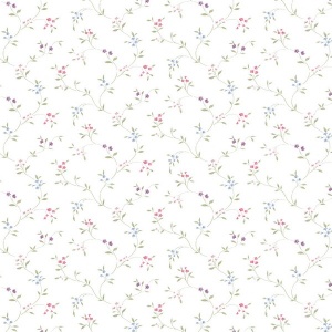 Small Floral Trail Wallpaper