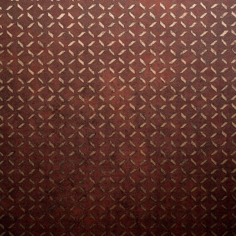 Soho / Metal Drain Grid Wallpaper