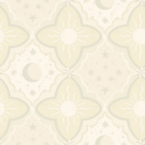 Sol & Mane Beige Wallpaper