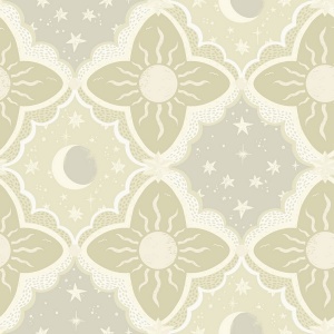 Sol & Mane Beige Wallpaper