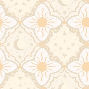 Sol & Mane Beige Wallpaper