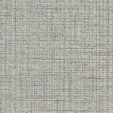Solitaire II Grey Tweed Wallpaper