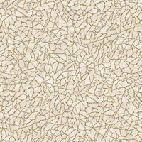 Soma Gold Metallic Crackling Wallpaper