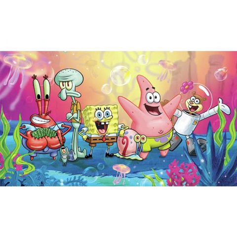 SpongeBob Squarepants Pre-Pasted Mural