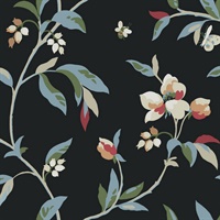 Springtime Midnight/Multi Wallpaper