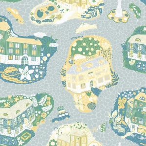 Staden Grey Wallpaper