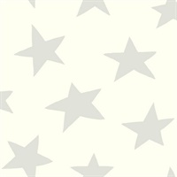 Star- Grey Peel & Stick Wallpaper