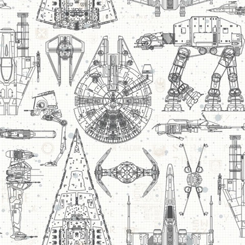 Star Wars Blueprint P & S Wallpaper