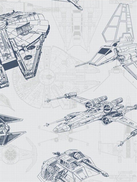Star Wars Ship Schematic Wallpaper