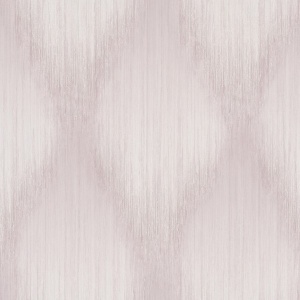 Starfall Dove Metallic Ikat Wallpaper