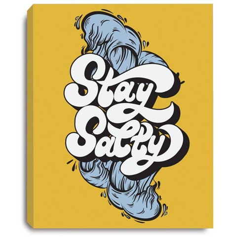 Stay Salty Canvas Wall Art