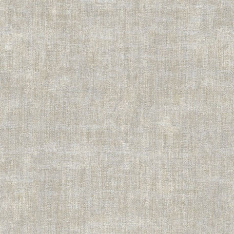 Stephen Light Grey Linen Wallpaper