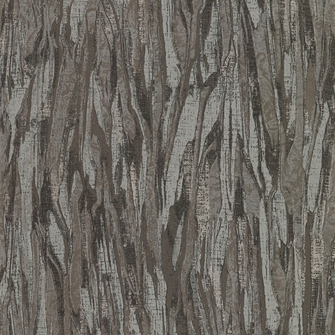 Suna Charcoal Woodgrain Wallpaper