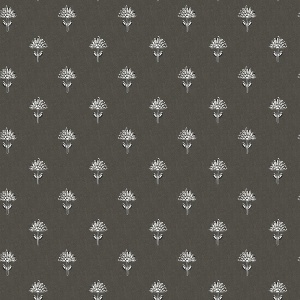 Surdiva Denim Floral Fan Wallpaper