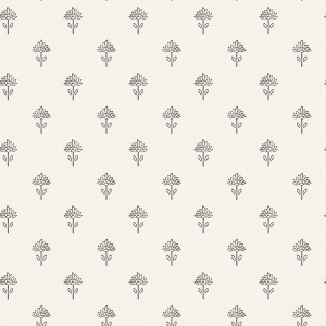 Surdiva Denim Floral Fan Wallpaper