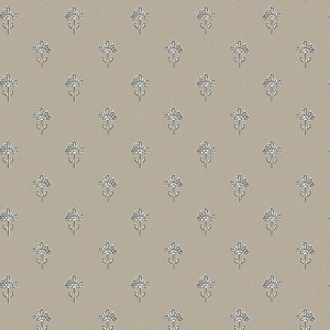 Surdiva Denim Floral Fan Wallpaper