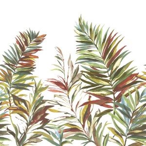 Swaying Palms Rouge & Mink Mural
