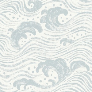 Swell Beige Ocean Wave Wallpaper