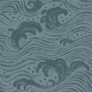 Swell Beige Ocean Wave Wallpaper