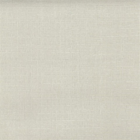 Tatami Weave Pale Grey Wallpaper