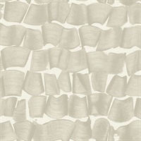 Taupe Brushed Ink Wallpaper
