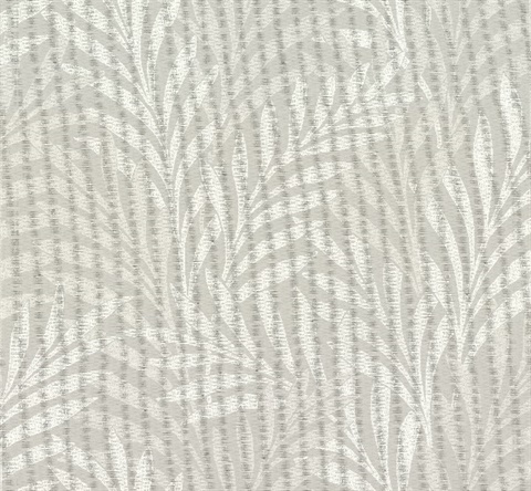 Tea Leaves Stripe Wallpaper